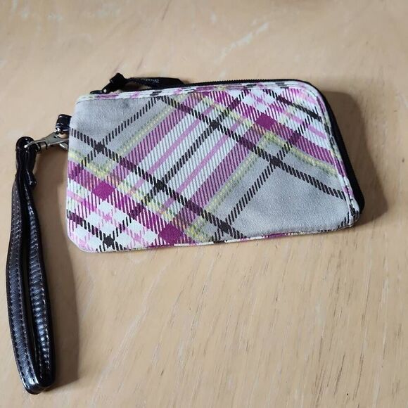 Thirty one plaid wallet wristlet - Picture 2 of 3